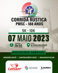 Corrida Polícia Militar SC 188 anos.