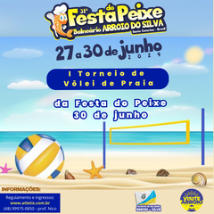 I Torneio de Volei de Praia da Festa do Peixe - Baln. Arroio do Silva