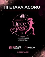 3º ETAPA DO CIRCUITO ACORU/ RÚSTIICA DOCE ANNE