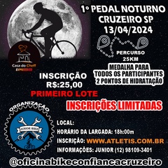 1º PEDAL NOTURNO CRUZEIRO 