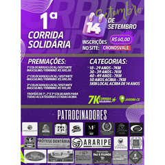 1ª CORRIDA SOLIDÁRIA 2025