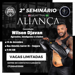 II Seminário Equipe Aliança Muay Thai - Convidado Wilson Djavan