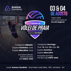 Circuito Regional de Volei de Praia Regional - Etapa Sombrio