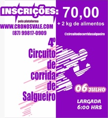 4ª CIRCUITO DE CORRIDA DE SALGUEIRO