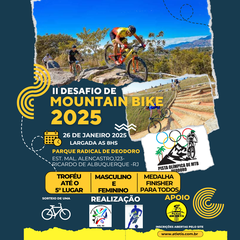 II DESAFIO DE MOUNTAIN BIKE (SPORT, PRÓ E KIDS)