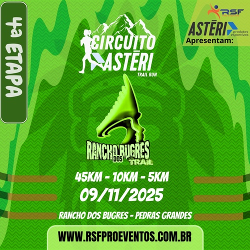 CIRCUITO ASTERI TRAIL RUN - ETAPA RANCHO DOS BUGRES