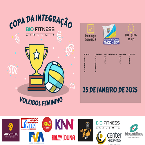 Copa da Integração Biofitness de Voleibol Feminino - 2025 - Baln. Arroio do Silva