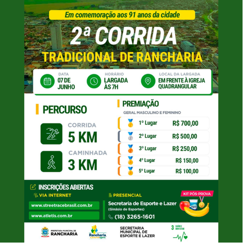 CORRIDA ANIVERSARIO DE RANCHARIA