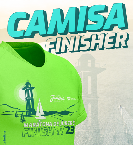 Camiseta Finisher - Maratona de Jurerê | Hospital SOS Cárdio 2023