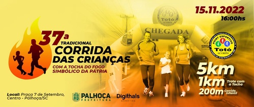 37ª Corrida Tradicional das Crianças c/ a Tocha do Fogo Simbólico e Corrida Adulto