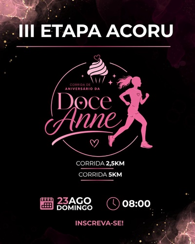 3º ETAPA DO CIRCUITO ACORU/ RÚSTIICA DOCE ANNE