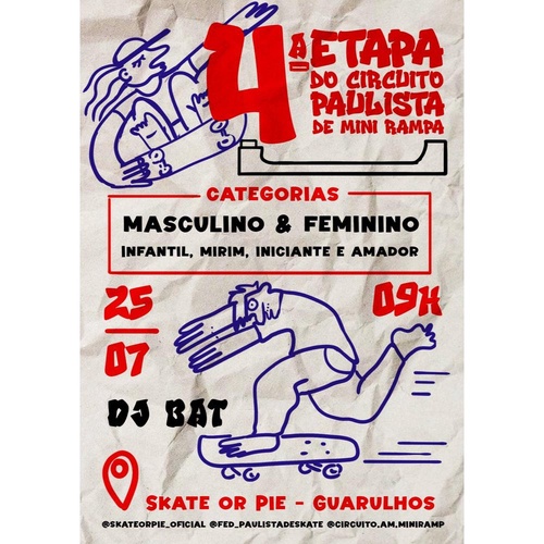 4 Etapa do circuito Paulista de mini rampa