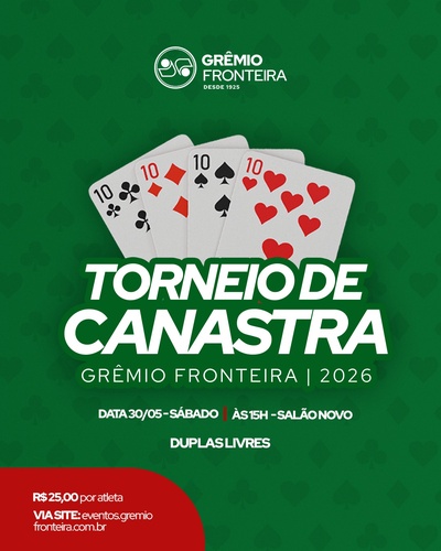 2º TORNEIO DE CANASTRA 2026