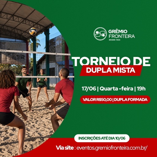 Torneio de Vôlei Dupla Mista