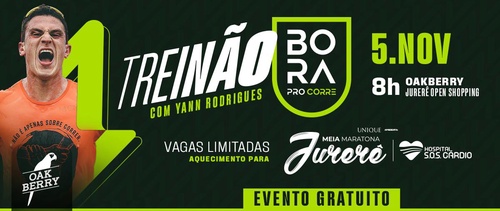 Treinão Bora pro Corre / Oakberry com Yann Rodrigues