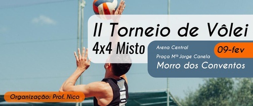 II Torneio de Volei 4 x 4 Misto