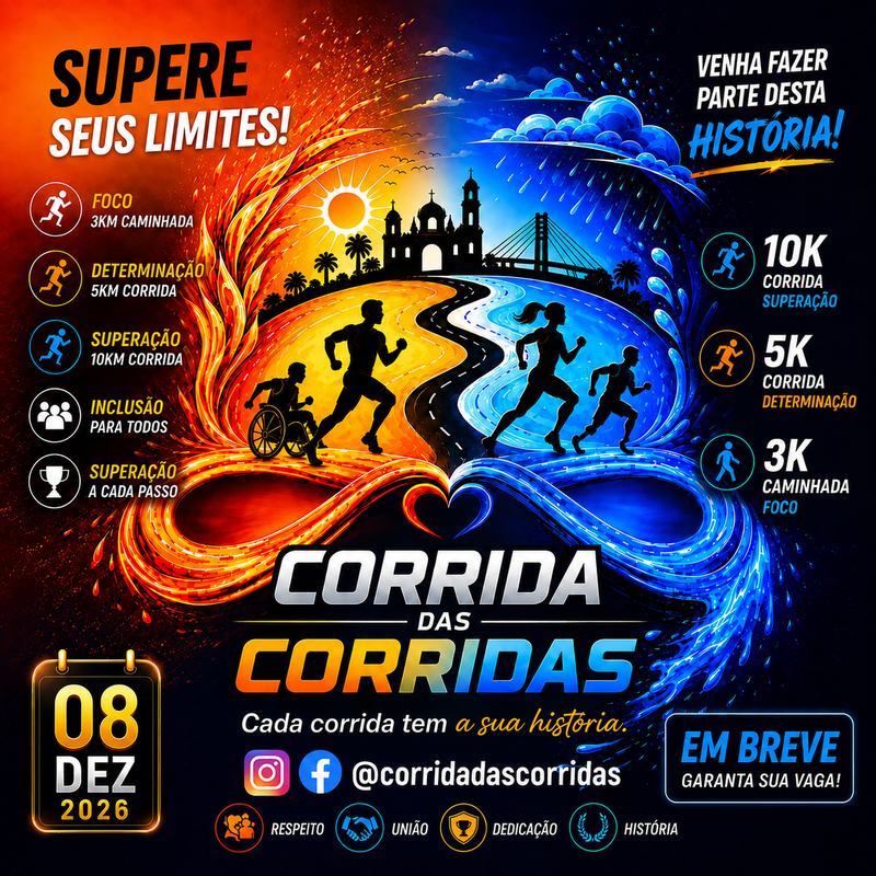 Corrida das Corridas - Ananindeua, Pará - 2026 -  Inscrições Abertas | Corrente Running