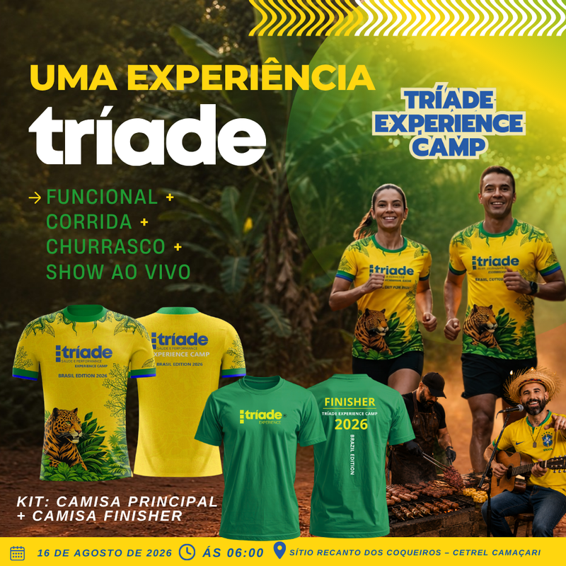 TRÍADE EXPERIENCE CAMP® – BRASIL EDITION 2026 - Camaçari, Bahia - 2026 -  Inscrições Abertas | Atletis