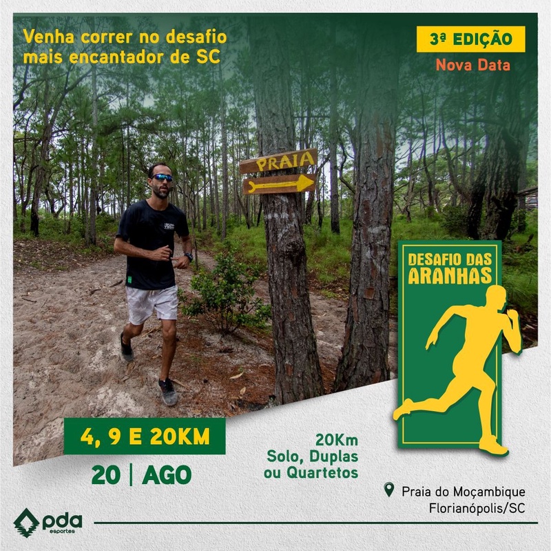 Desafio Loucos por Trail Run acontece domingo (30) na Fazenda Nova