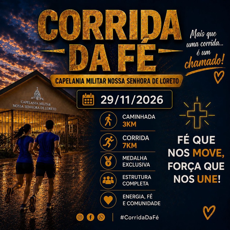 CORRIDA DA FÉ 2026 - Belém, Pará - 2026 -  Inscrições Abertas | Atletis