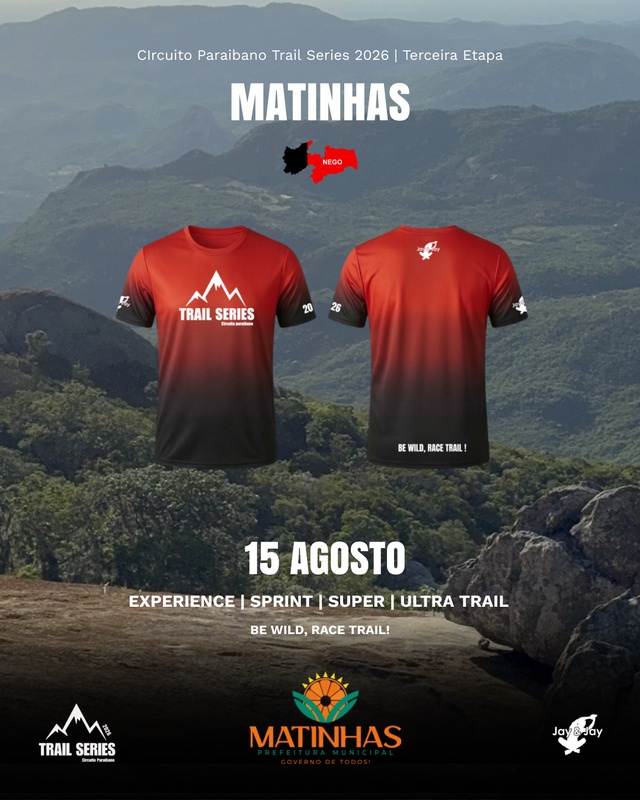 CIRCUITO PARAIBANO TRAIL SERIES 2026 - ETAPA MATINHAS - Matinhas, Paraíba - 2026 -  Inscrições Abertas | Atletis