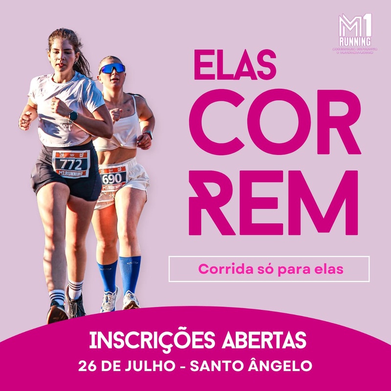 ELAS CORREM - Santo Ângelo, Rio Grande do Sul - 2026 -  Inscrições Abertas | Atletis
