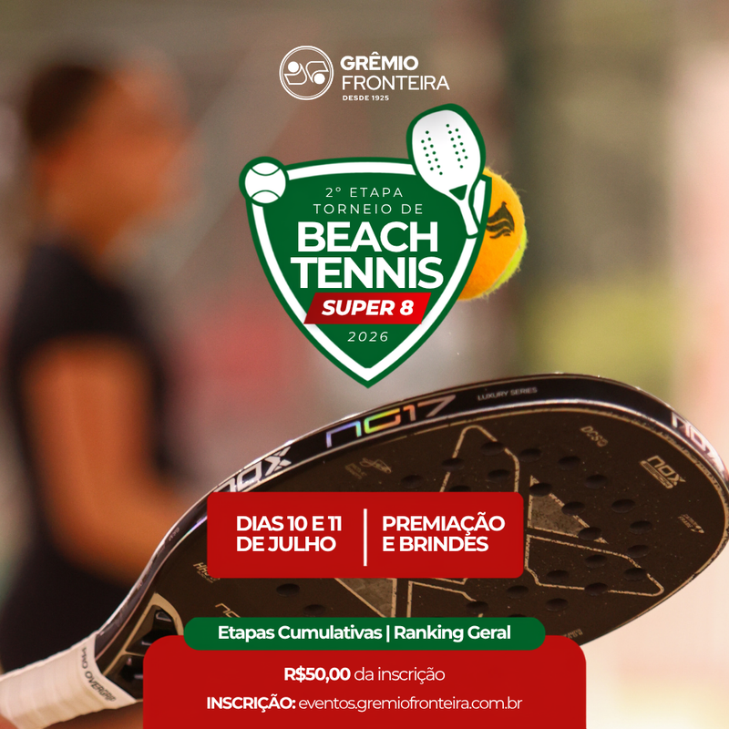 2° Etapa Torneio de Beach Tennis  - Araranguá, Santa Catarina - 2026 -  Inscrições Abertas | Atletis